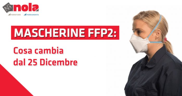 MASCHERINE FFP2: COSA CAMBIA DAL 25 DICEMBRE