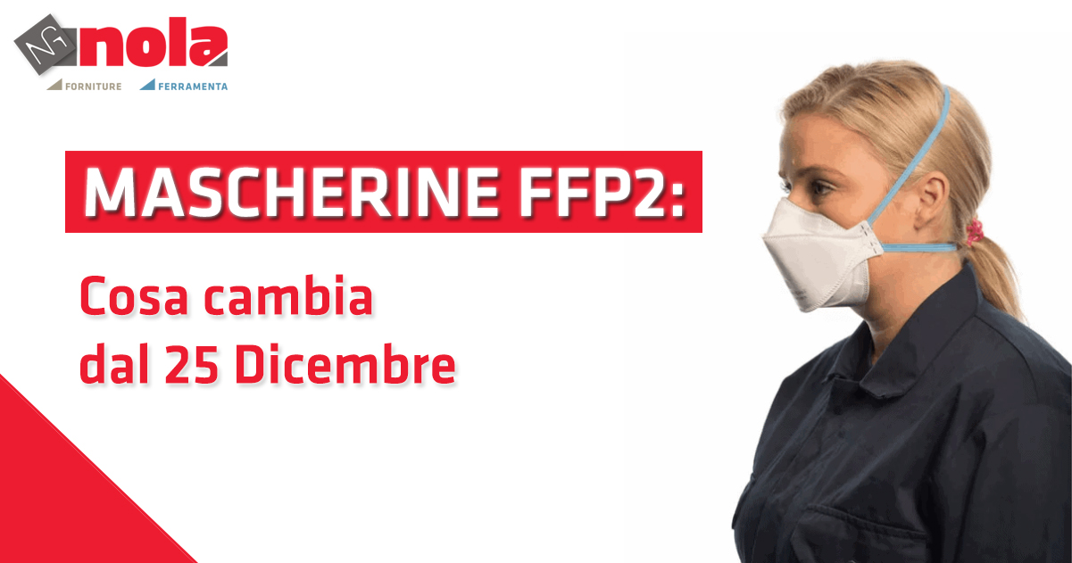 Mascherine FFP2: Cosa cambia dal 25 Dicembre